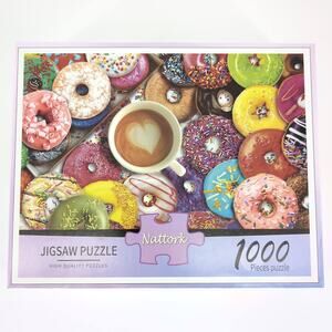 Donuts 1000 Piece Jigsaw Puzzle and Poster by Nattork High Quality Puzzles - GUC